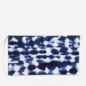 Johnny Was  blue tie dye cotton face mask 3/$25